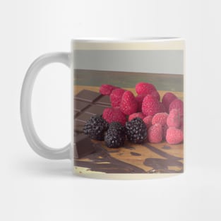 raspberry size chart Mug